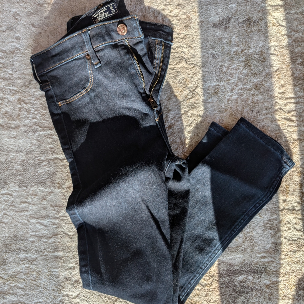 Abercrombie & Fitch Blue Skinny Jeans - Picture 4 of 7